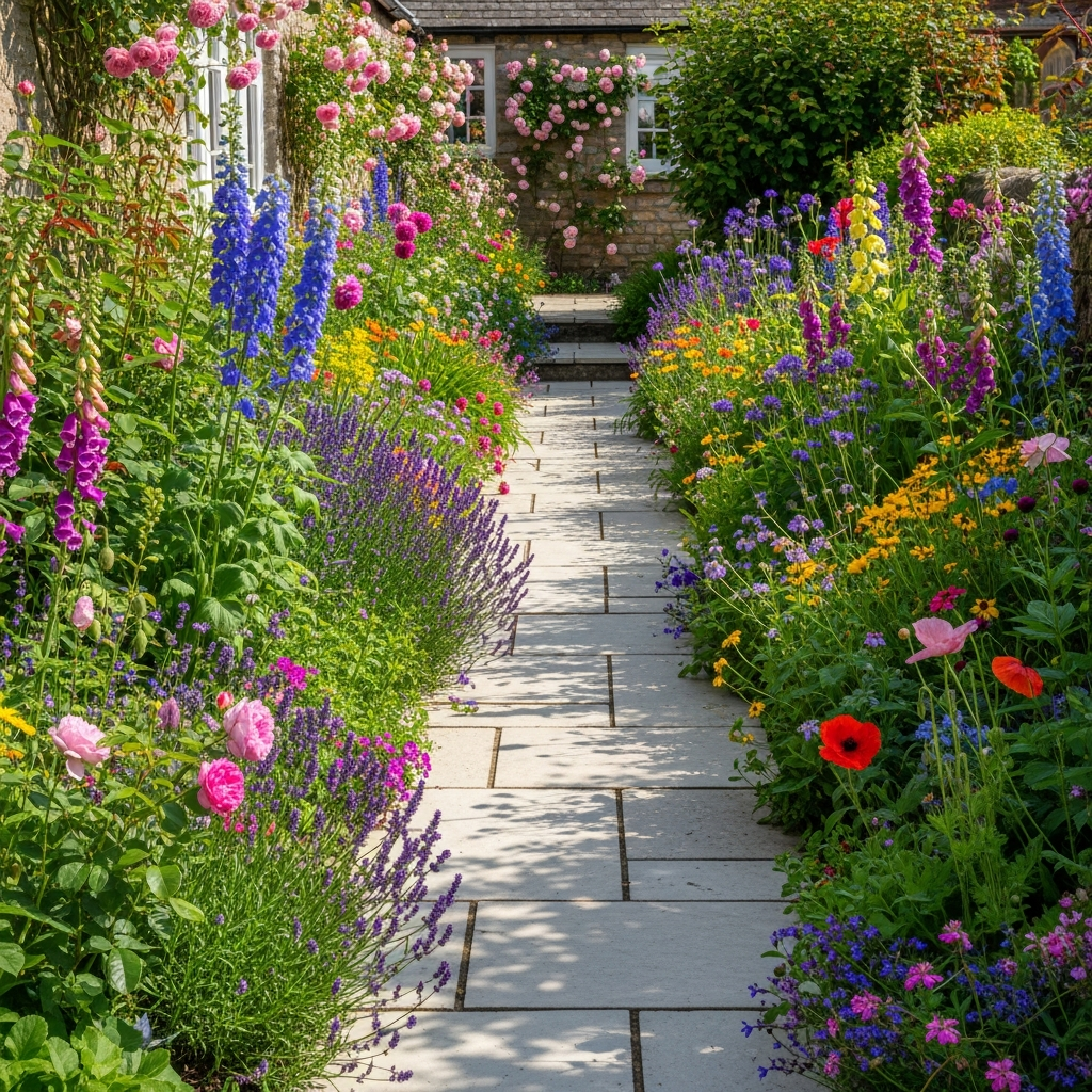 Garden path cleaning